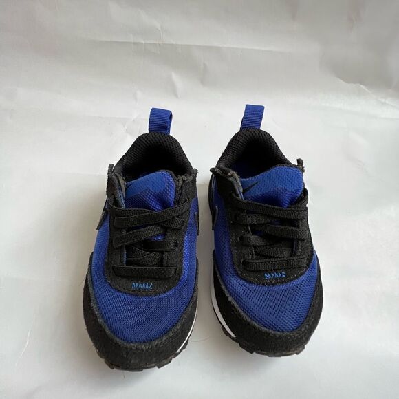 Toddler's Nike Waffle One Racer Blue/Black-White size 4 Toddler - Picture 4 of 6